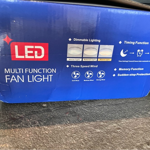 LED Multi-Function Fan Light - White - Picture 3 of 5